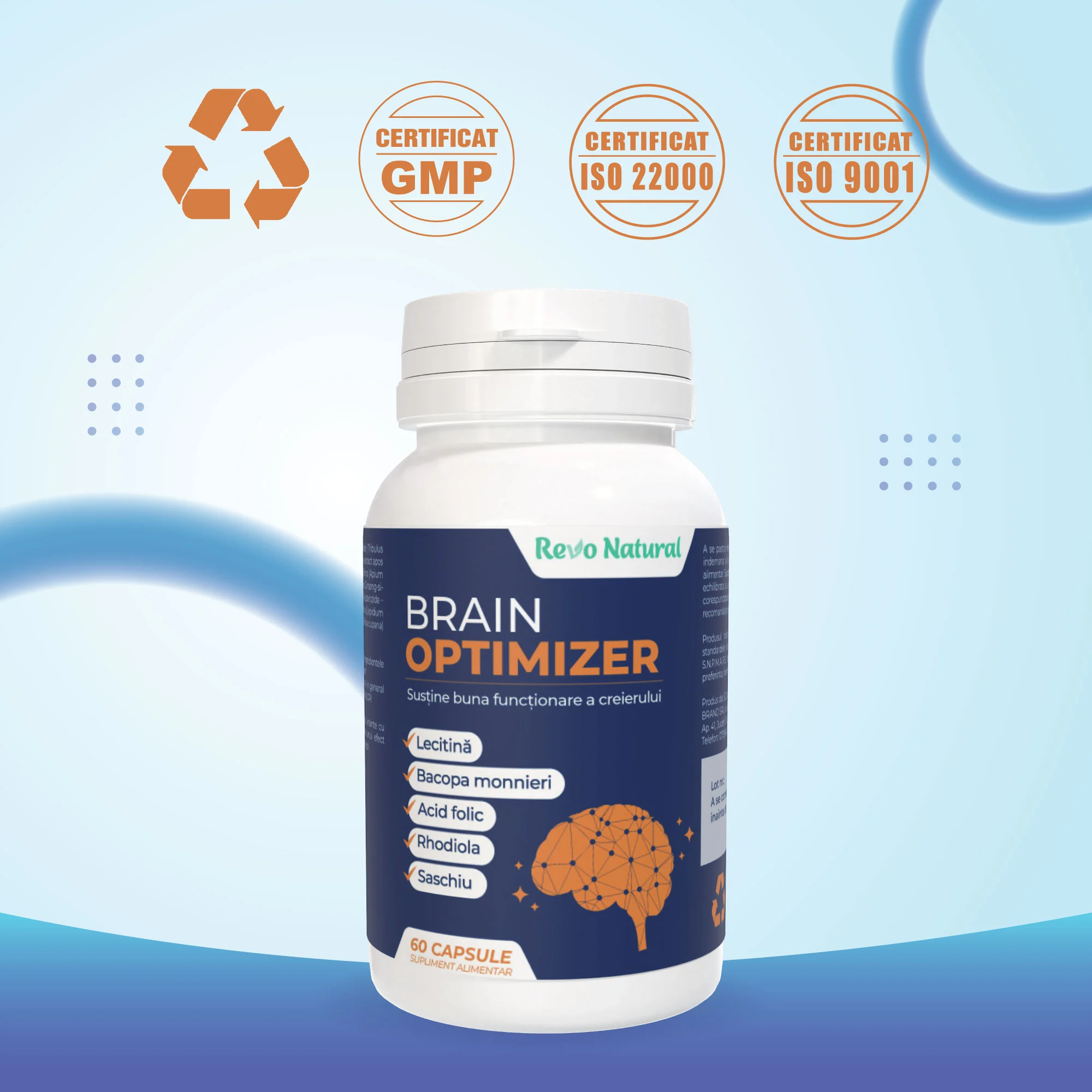 Complex Brain Optimizer Bottles